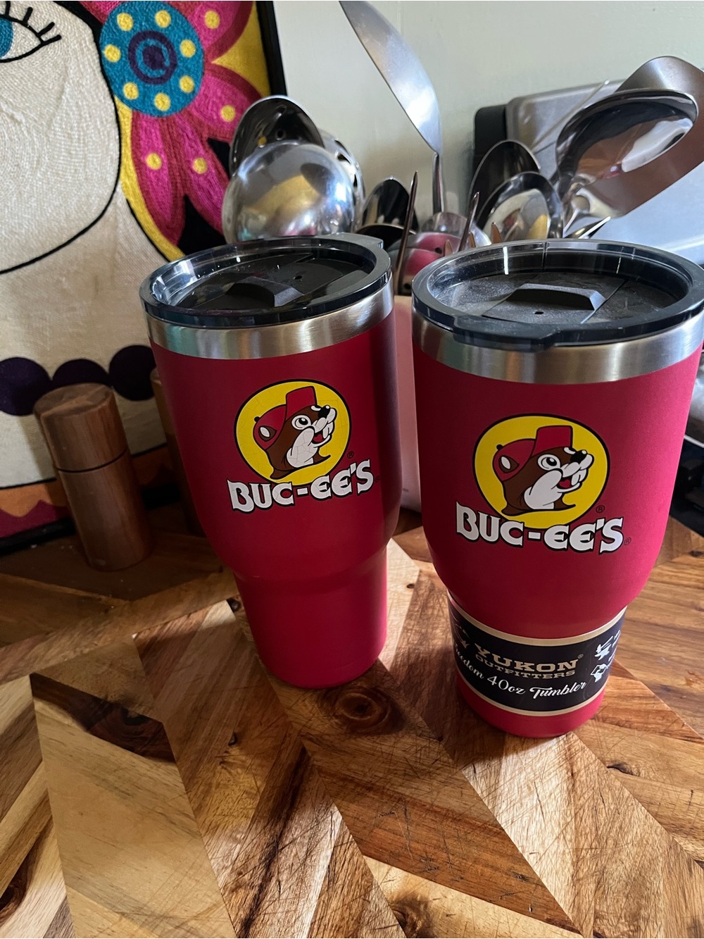 Buc-ee's Red Stainless Tumbler - Set of 2
